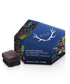 WYLD Elderberry 2:1 CBN + Indica Enhanced Gummies | 100mg
